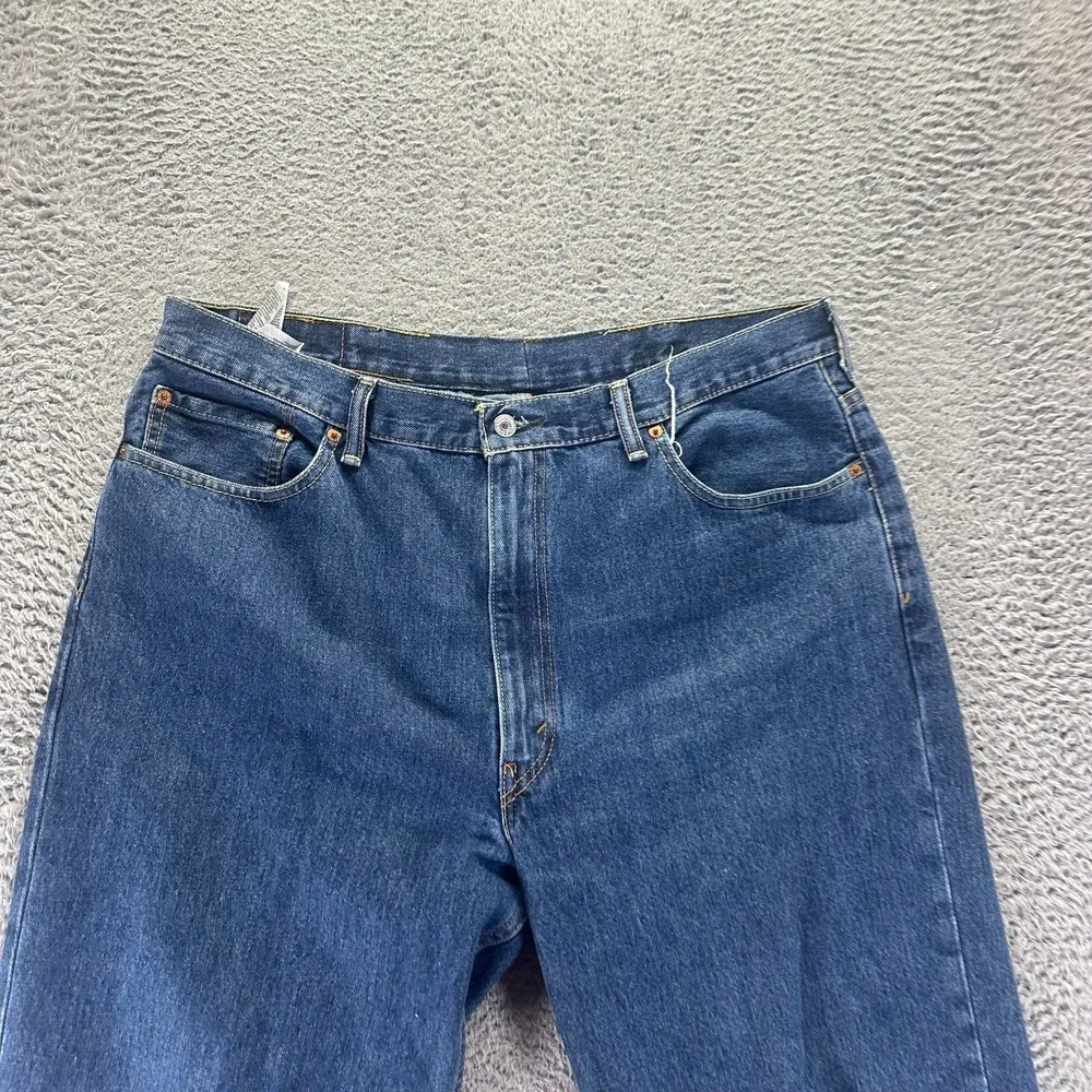 Levi's 550 Jeans Men 40x32 Blue Cotton Denim Straight Workwear Streetwear Travel